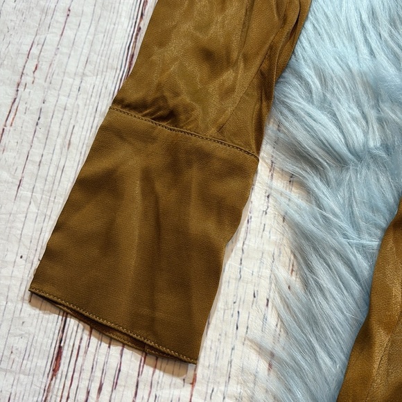 NWT Anthropologie Pilcro Long Sleeve Silky Mini Dress sz 2 - Picture 7 of 13